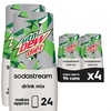 image:imageSodaStream  Diet Mountain Dew Soda Drink Mix  For Sparkling Water Makers  Zero Calories  51mg Caffeine per Serving  Makes 96 Servings  149 Fl Oz Pack of 4 Packaging may vary149 Fl Oz Pack of 8