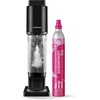 image:imageSodastream Fresh  Soda Machine Sparkling Water maker Kit Warm White With 60L CO2 Canister and Carbonating BottleBlack