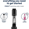image:imageSodastream Fresh  Soda Machine Sparkling Water maker Kit Warm White With 60L CO2 Canister and Carbonating BottleBlack