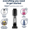 image:imageSodastream Fresh  Soda Machine Sparkling Water maker Kit Warm White With 60L CO2 Canister and Carbonating BottleBlack