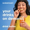 image:imageSodastream Fresh  Soda Machine Sparkling Water maker Kit Warm White With 60L CO2 Canister and Carbonating BottleBlack