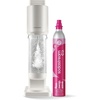 image:imageSodastream Fresh  Soda Machine Sparkling Water maker Kit Warm White With 60L CO2 Canister and Carbonating BottleWarm White