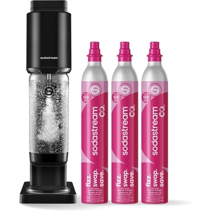 image:imageSodastream Fresh  Soda Machine Sparkling Water maker Kit Warm White With 60L CO2 Canister and Carbonating BottleBlack